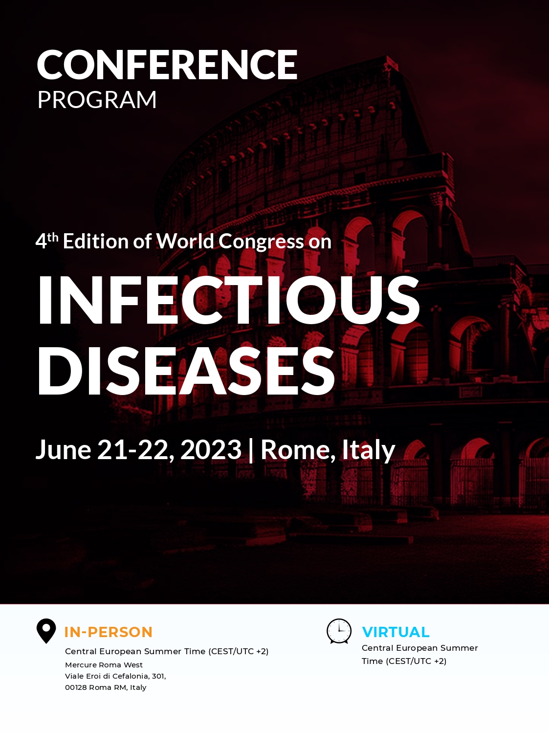 4th Edition of World Congress on Infectious Diseases | Rome, Italy Program